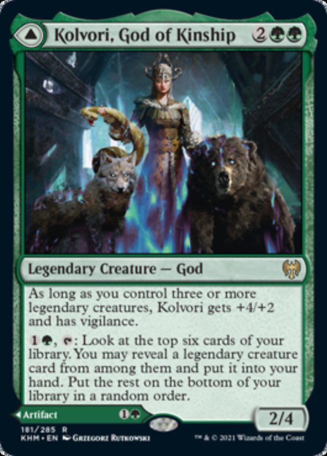 Kolvori, God of Kinship // The Ringhart Crest [Kaldheim] | Mindsight Gaming