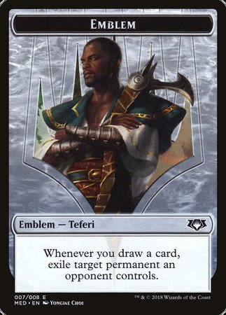Emblem - Teferi, Hero of Dominaria [Mythic Edition Tokens] | Mindsight Gaming