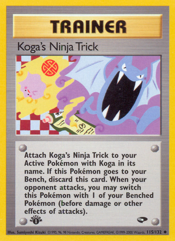 Koga's Ninja Trick (115/132) [Gym Challenge 1st Edition] | Mindsight Gaming