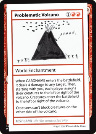 Problematic Volcano (2021 Edition) [Mystery Booster Playtest Cards] | Mindsight Gaming