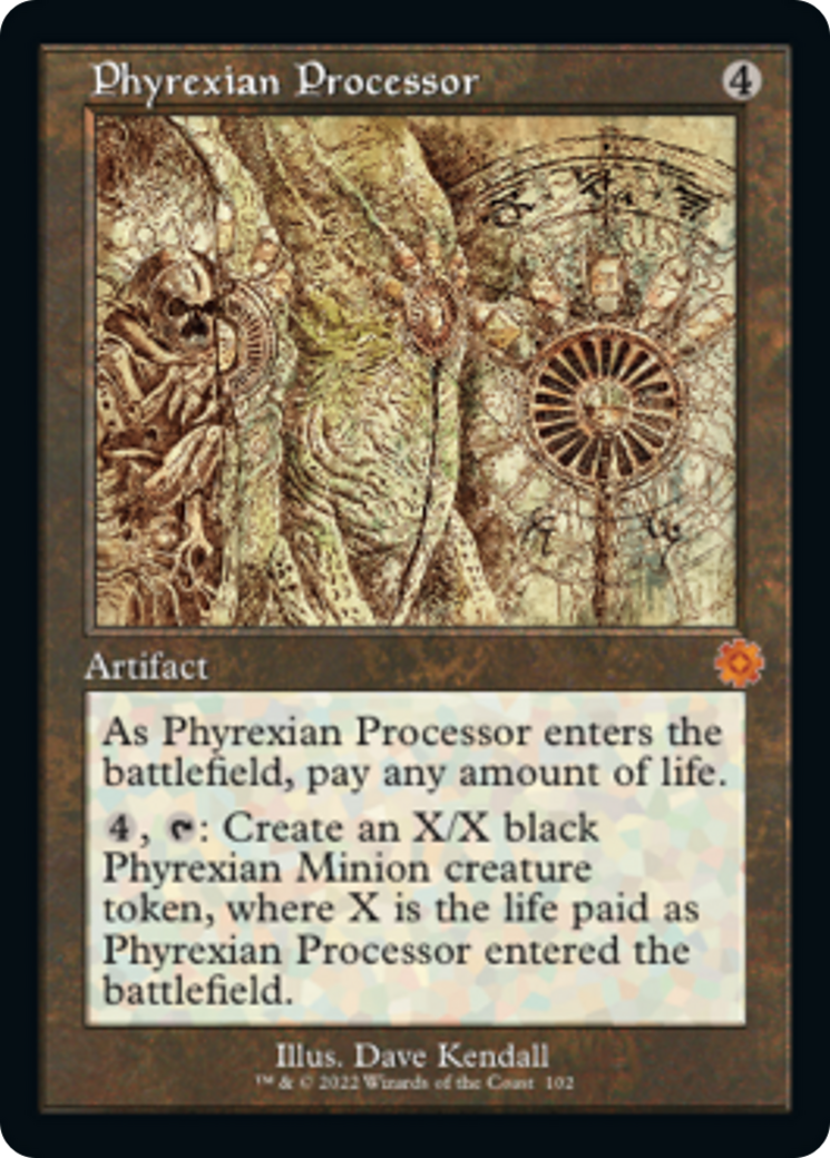 Phyrexian Processor (Retro Schematic) [The Brothers' War Retro Artifacts] | Mindsight Gaming