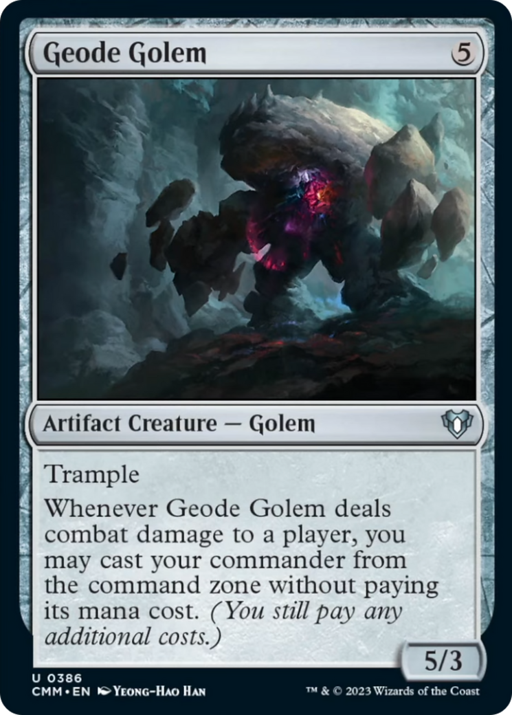Geode Golem [Commander Masters] | Mindsight Gaming