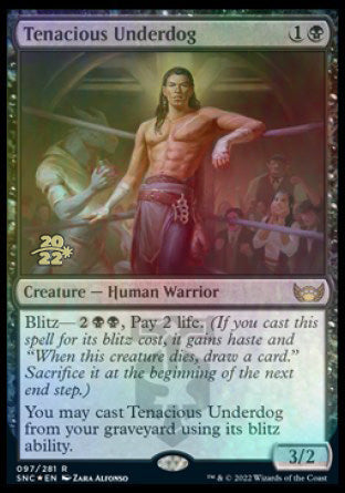 Tenacious Underdog [Streets of New Capenna Prerelease Promos] | Mindsight Gaming