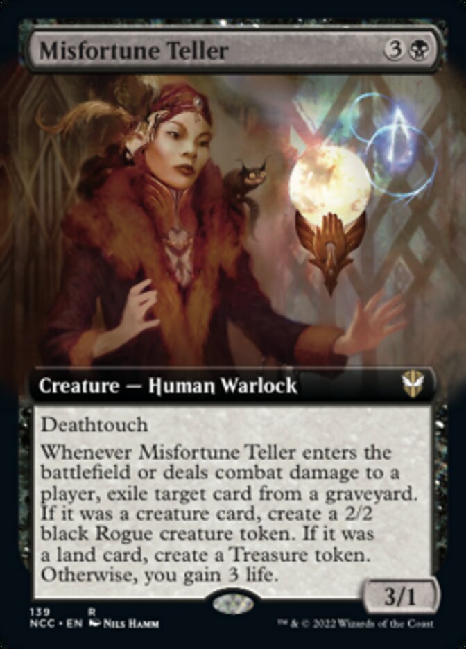 Misfortune Teller (Extended Art) [Streets of New Capenna Commander] | Mindsight Gaming