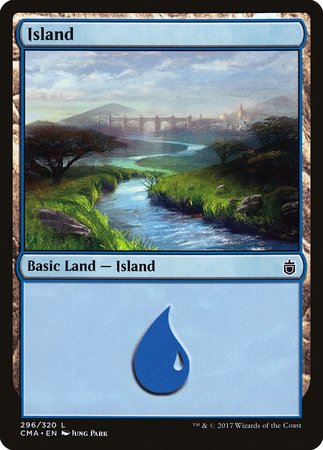 Island (296) [Commander Anthology] | Mindsight Gaming