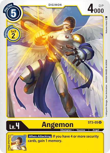 Angemon [ST3-05] [Starter Deck: Heaven's Yellow] | Mindsight Gaming
