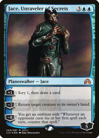 Jace, Unraveler of Secrets SDCC 2016 EXCLUSIVE [San Diego Comic-Con 2016] | Mindsight Gaming