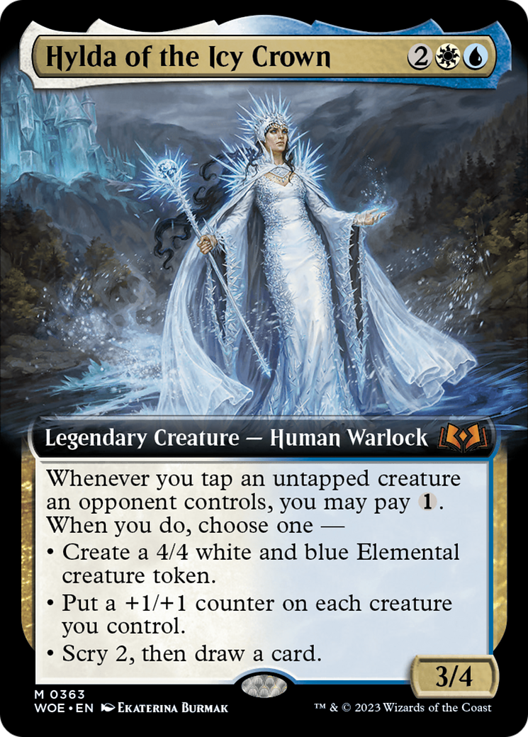 Hylda of the Icy Crown (Extended Art) [Wilds of Eldraine] | Mindsight Gaming