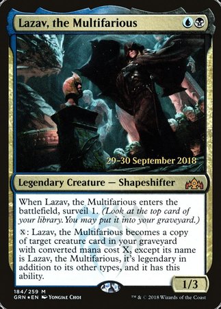 Lazav, the Multifarious [Guilds of Ravnica Promos] | Mindsight Gaming