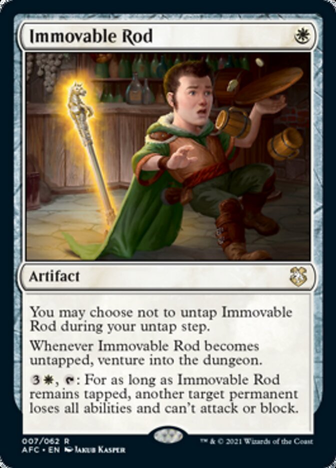 Immovable Rod [Dungeons & Dragons: Adventures in the Forgotten Realms Commander] | Mindsight Gaming