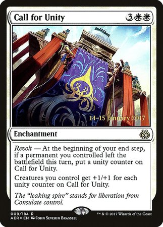 Call for Unity [Aether Revolt Promos] | Mindsight Gaming