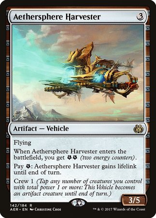 Aethersphere Harvester [Aether Revolt] | Mindsight Gaming