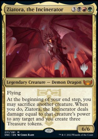 Ziatora, the Incinerator (Promo Pack) [Streets of New Capenna Promos] | Mindsight Gaming