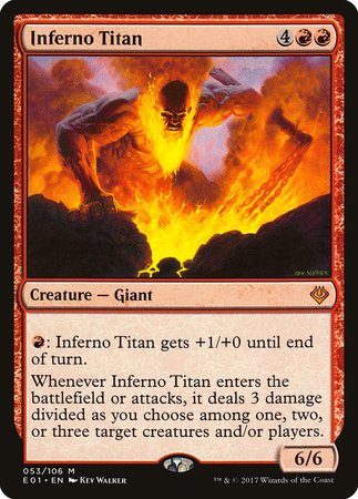 Inferno Titan [Archenemy: Nicol Bolas] | Mindsight Gaming