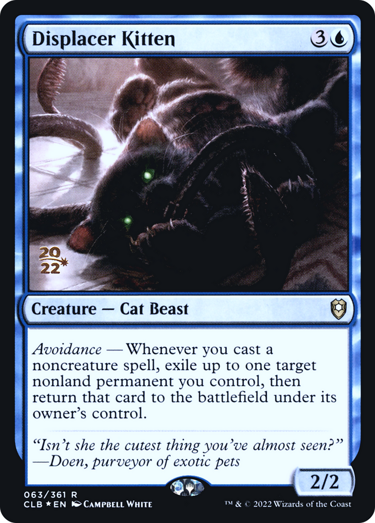 Displacer Kitten (Promo Pack) [The Lost Caverns of Ixalan Promos] | Mindsight Gaming