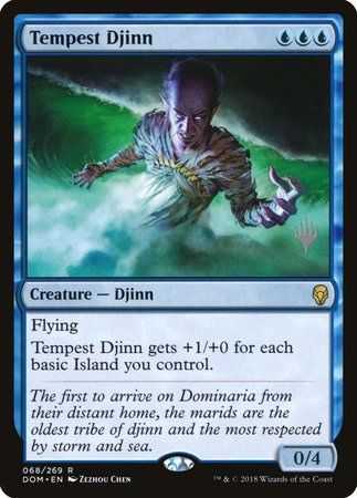 Tempest Djinn [Dominaria Promos] | Mindsight Gaming