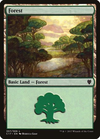 Forest (307) [Commander 2017] | Mindsight Gaming