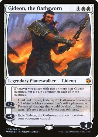 Gideon, the Oathsworn [War of the Spark] | Mindsight Gaming