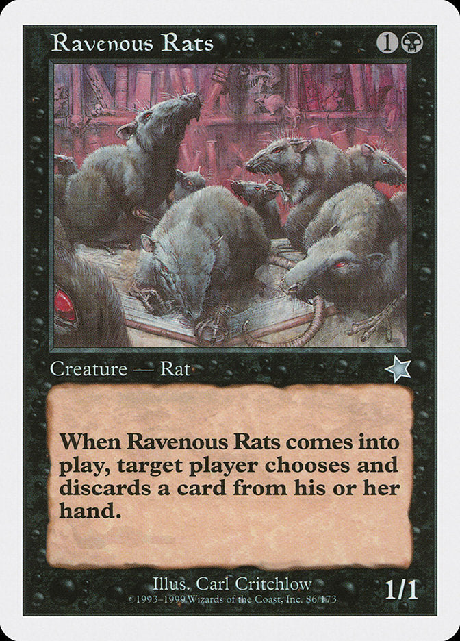 Ravenous Rats [Starter 1999] | Mindsight Gaming