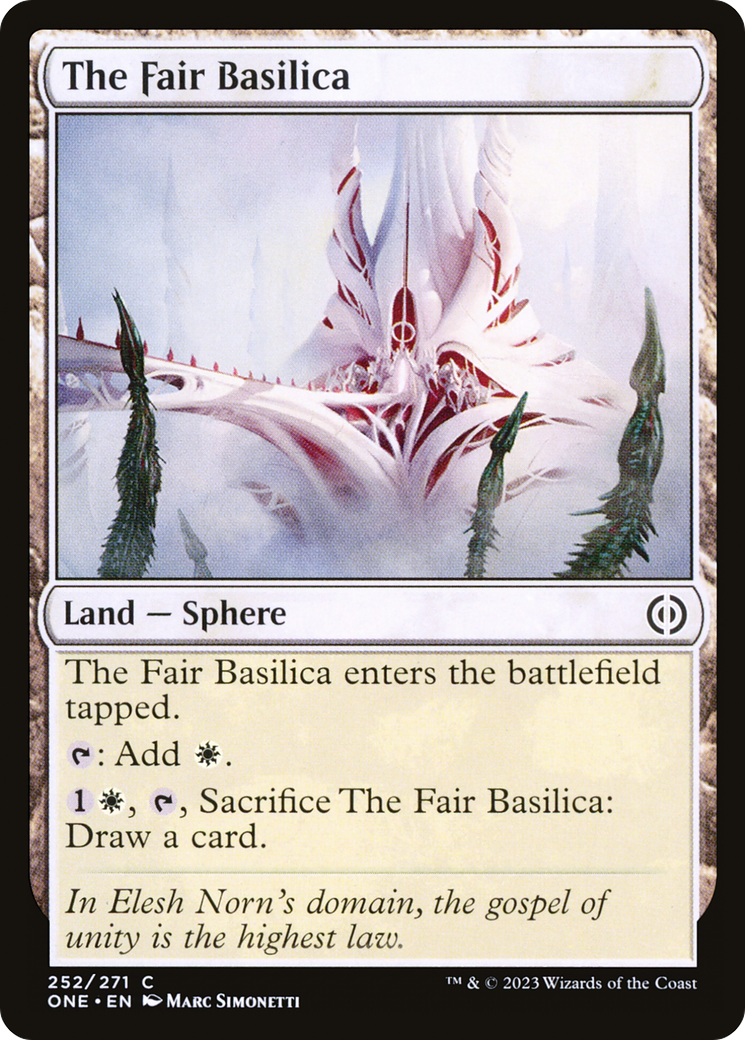 The Fair Basilica [Phyrexia: All Will Be One] | Mindsight Gaming