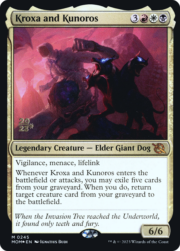 Kroxa and Kunoros [March of the Machine Prerelease Promos] | Mindsight Gaming