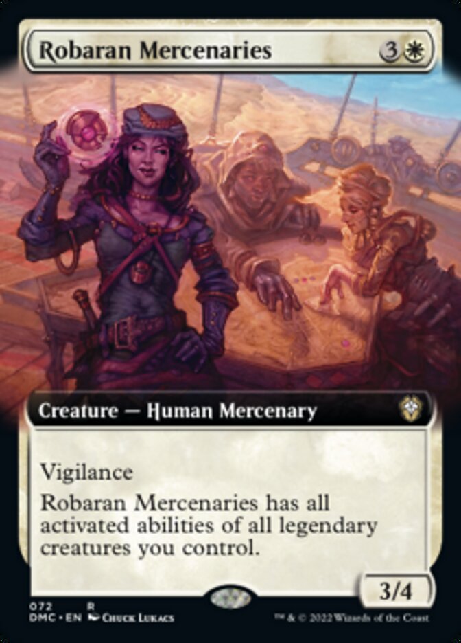 Robaran Mercenaries (Extended Art) [Dominaria United Commander] | Mindsight Gaming