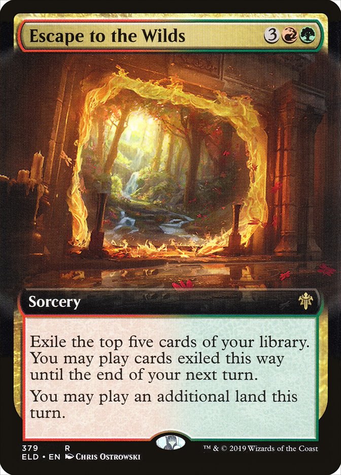 Escape to the Wilds (Extended Art) [Throne of Eldraine] | Mindsight Gaming