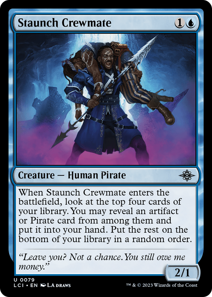 Staunch Crewmate [The Lost Caverns of Ixalan] | Mindsight Gaming