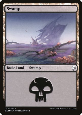 Swamp (259) [Dominaria] | Mindsight Gaming