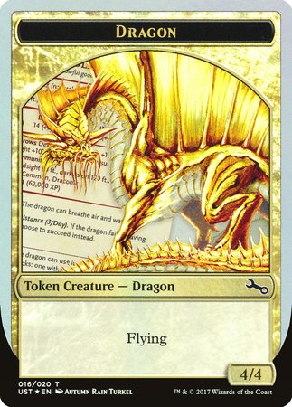 Gold Dragon Token [Unstable Tokens] | Mindsight Gaming