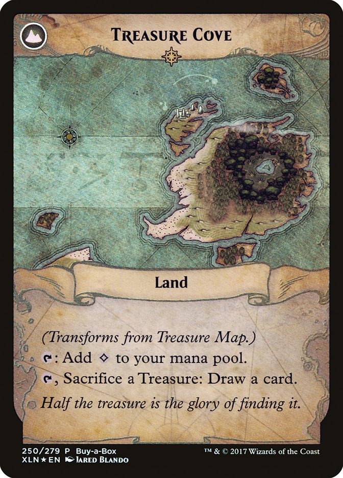 Treasure Map // Treasure Cove (Buy-A-Box) [Ixalan Treasure Chest] | Mindsight Gaming