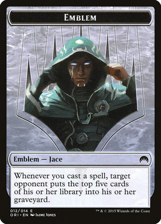 Emblem - Jace, Telepath Unbound [Magic Origins Tokens] | Mindsight Gaming