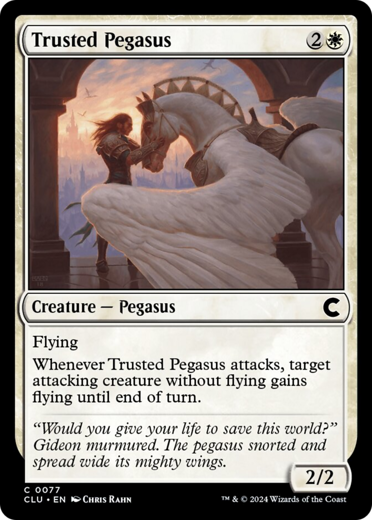 Trusted Pegasus [Ravnica: Clue Edition] | Mindsight Gaming