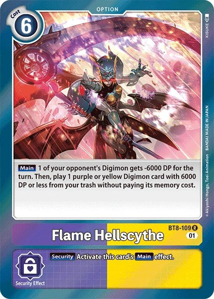 Flame Hellscythe [BT8-109] [Revision Pack Cards] | Mindsight Gaming