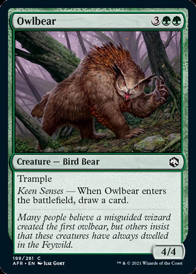 Owlbear [Dungeons & Dragons: Adventures in the Forgotten Realms] | Mindsight Gaming