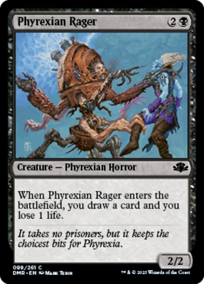 Phyrexian Rager [Dominaria Remastered] | Mindsight Gaming