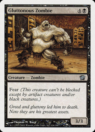 Gluttonous Zombie [Eighth Edition] | Mindsight Gaming