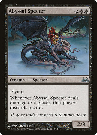 Abyssal Specter [Duel Decks: Divine vs. Demonic] | Mindsight Gaming