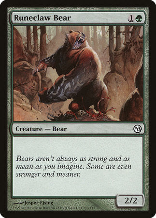 Runeclaw Bear [Duels of the Planeswalkers] | Mindsight Gaming