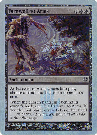 Farewell to Arms (Alternate Foil) [Unhinged] | Mindsight Gaming
