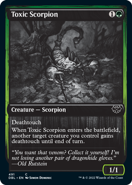 Toxic Scorpion [Innistrad: Double Feature] | Mindsight Gaming