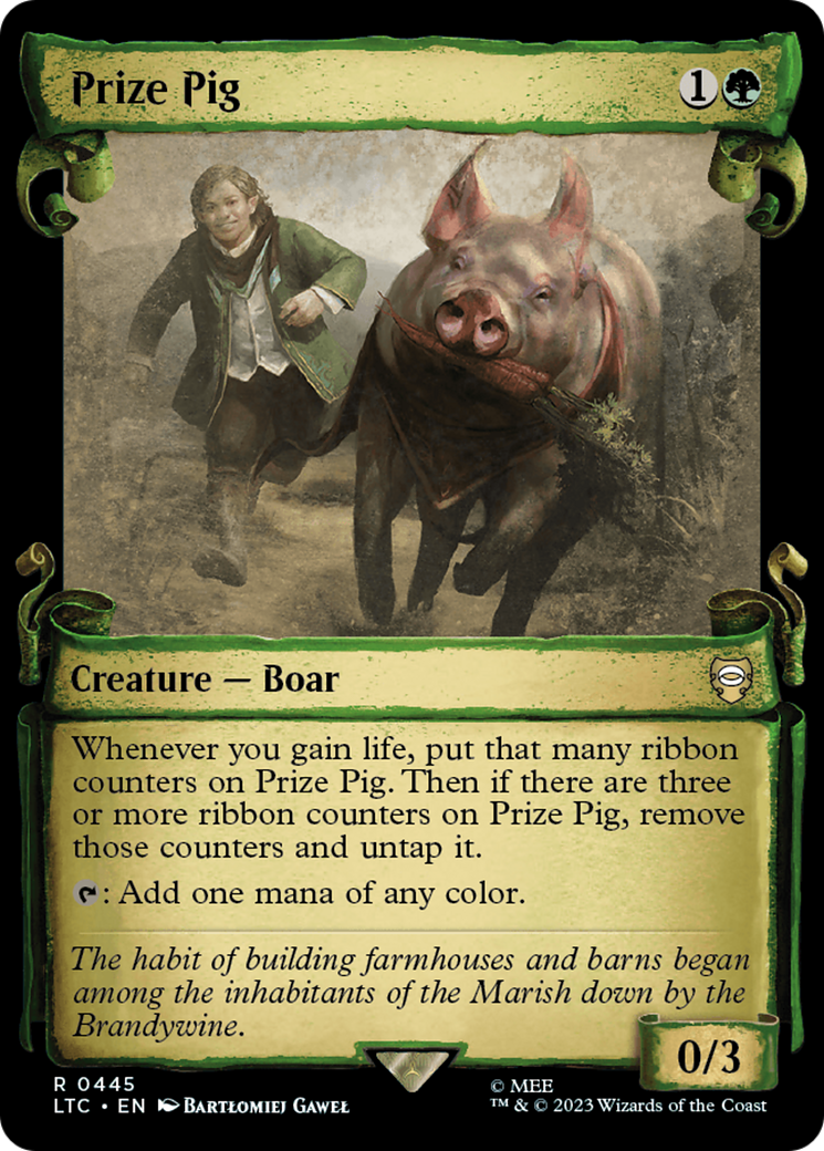 Prize Pig [The Lord of the Rings: Tales of Middle-Earth Commander Showcase Scrolls] | Mindsight Gaming