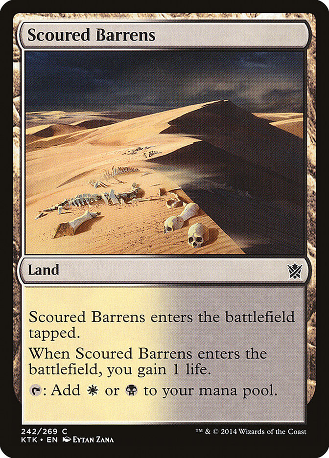 Scoured Barrens [Khans of Tarkir] | Mindsight Gaming