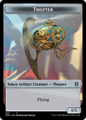 Myr // Thopter Double-Sided Token [Phyrexia: All Will Be One Commander Tokens] | Mindsight Gaming