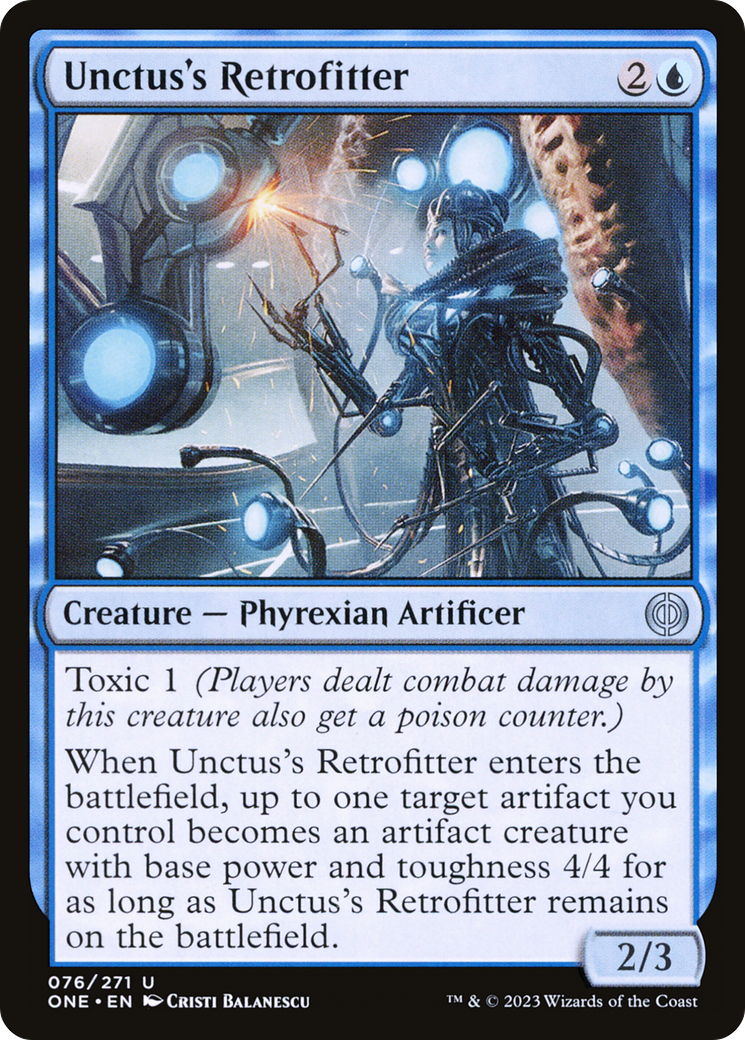 Unctus's Retrofitter [Phyrexia: All Will Be One] | Mindsight Gaming