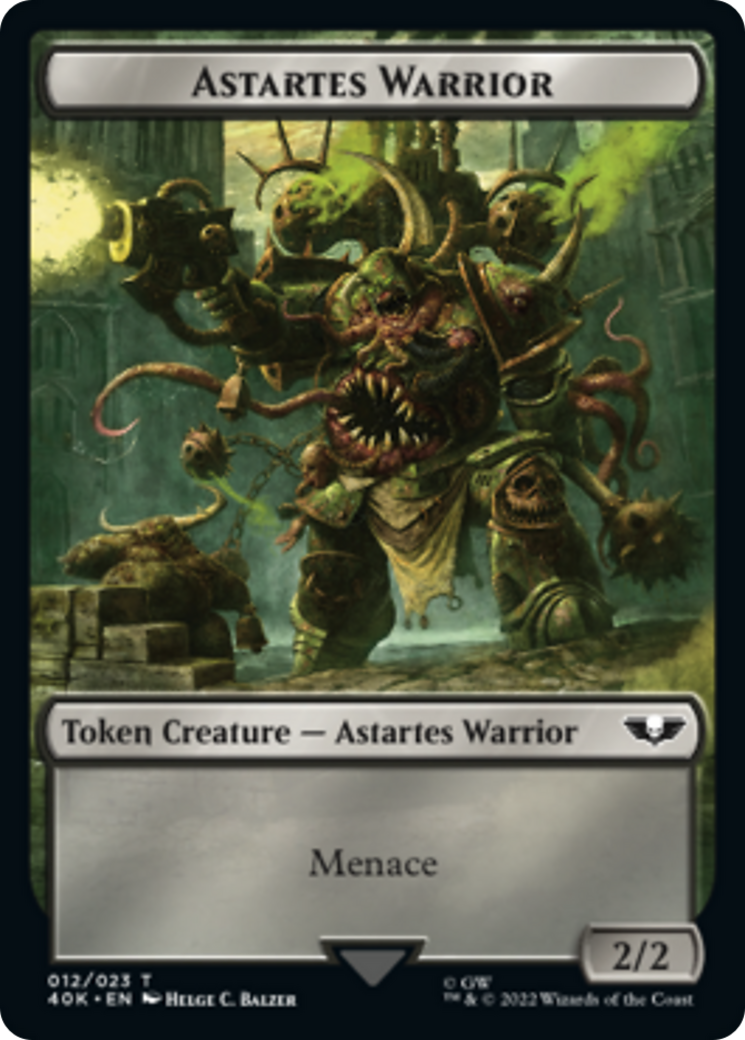 Astartes Warrior // Plaguebearer of Nurgle [Universes Beyond: Warhammer 40,000 Tokens] | Mindsight Gaming
