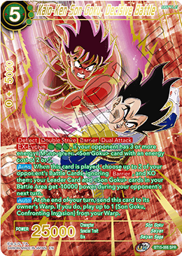 Kaio-Ken Son Goku, Decisive Battle (SPR) (BT15-066) [Saiyan Showdown] | Mindsight Gaming