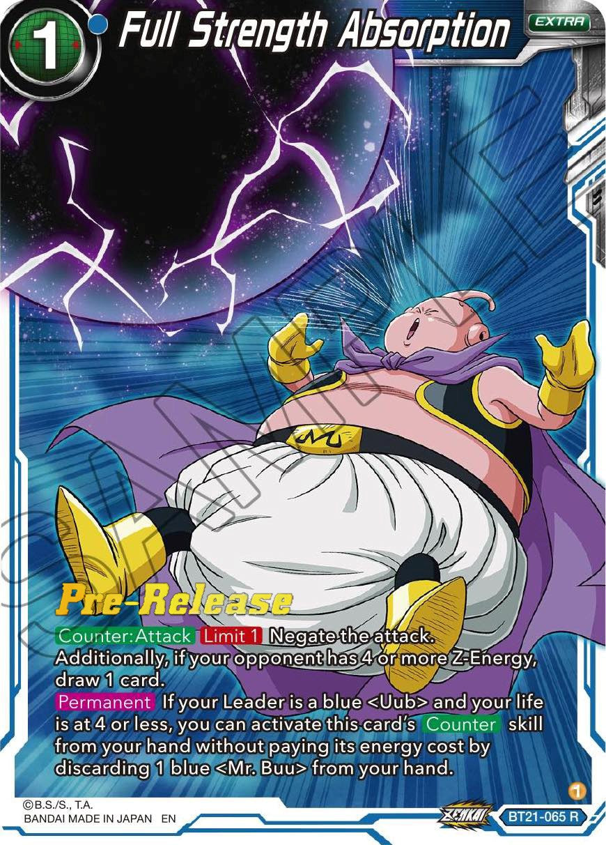 Full Strength Absorption (BT21-065) [Wild Resurgence Pre-Release Cards] | Mindsight Gaming