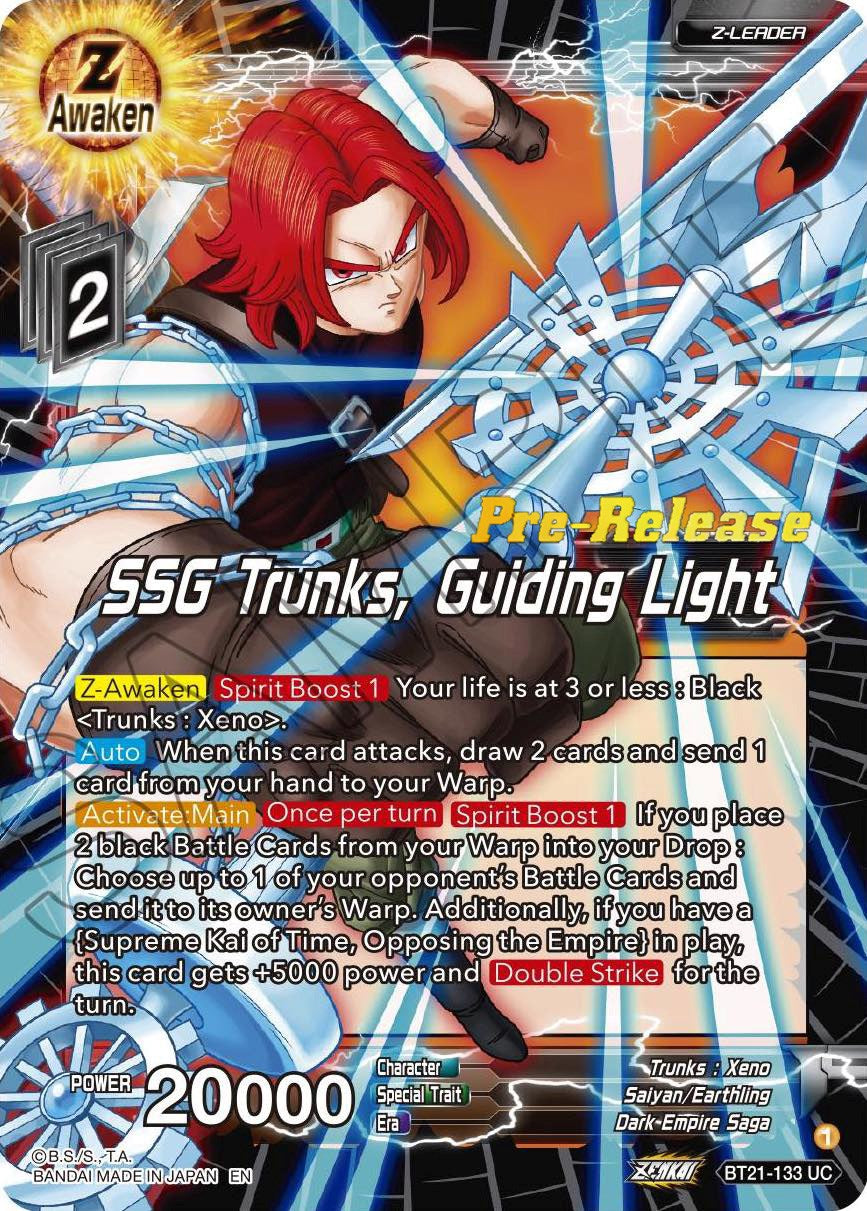 SSG Trunks, Guiding Light (BT21-133) [Wild Resurgence Pre-Release Cards] | Mindsight Gaming