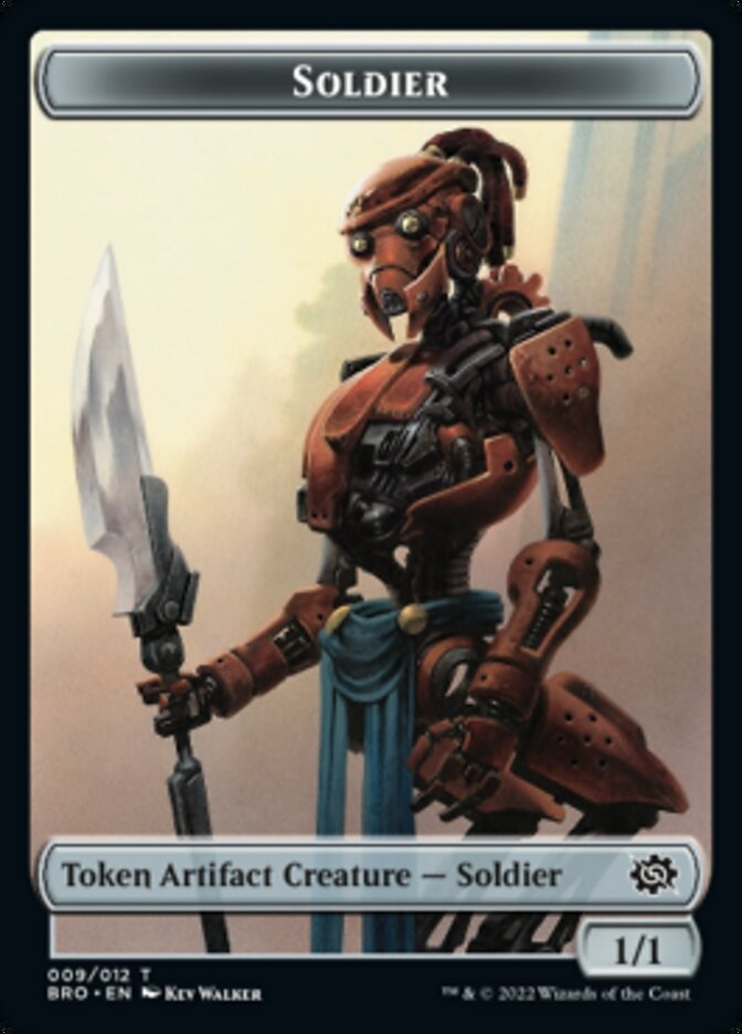 Soldier Token (009) [The Brothers' War Tokens] | Mindsight Gaming